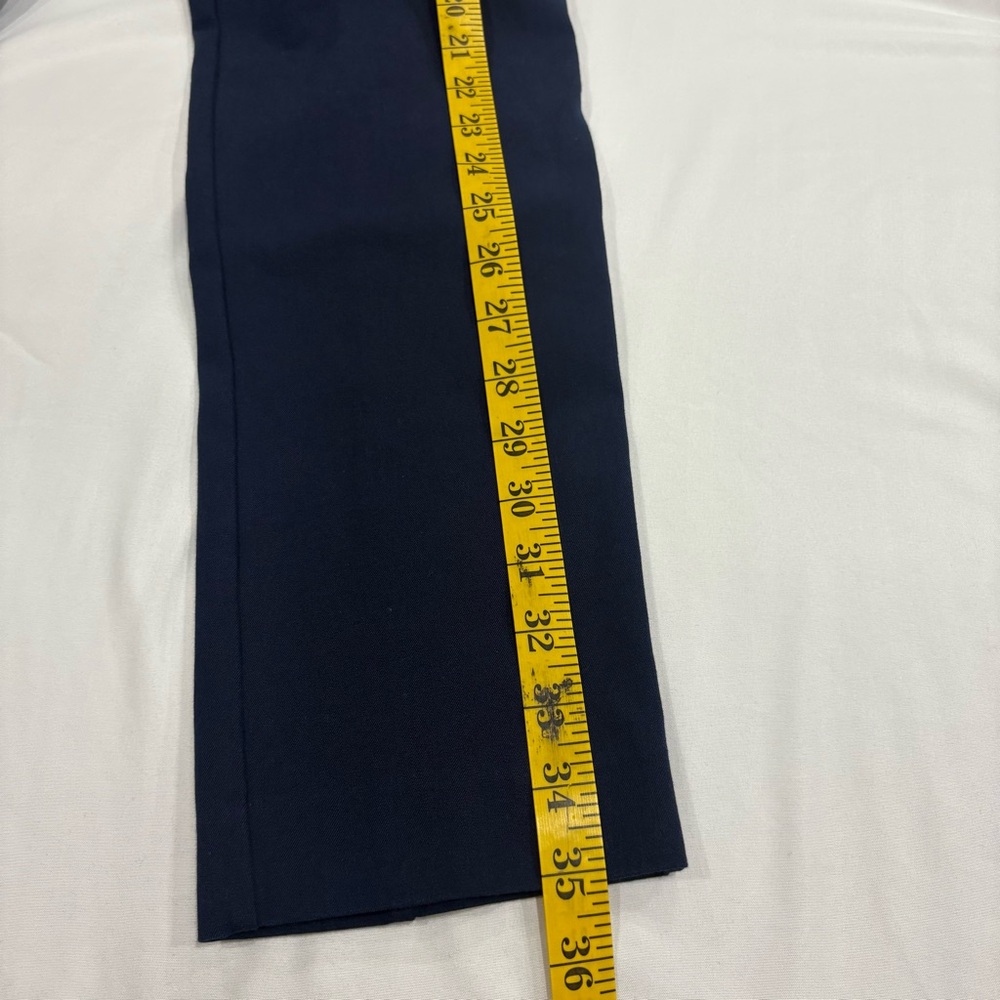 Theory Navy Slim Women’s Dress Pants Made in USA. - Picture 6 of 10